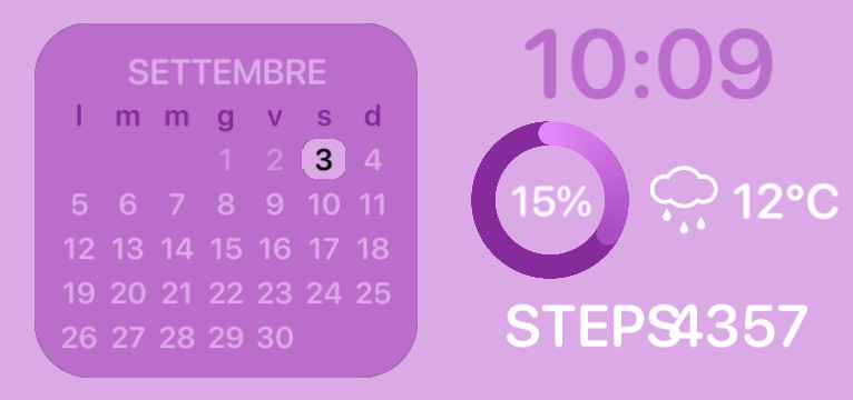 Purple Calendar