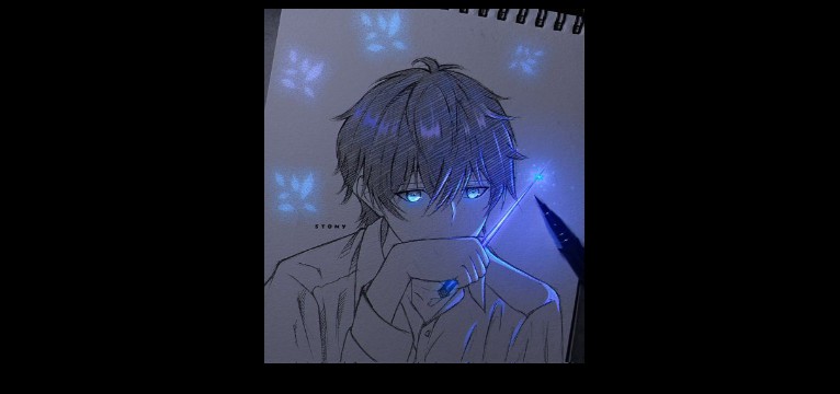 glow art anime