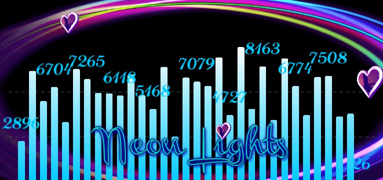 Schritte  Neon lights 
