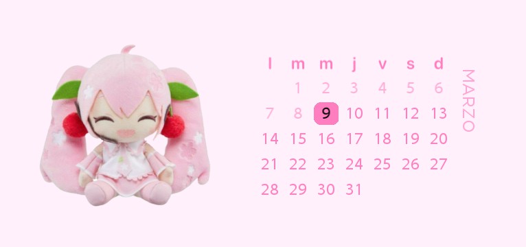 calendar mikukuku 