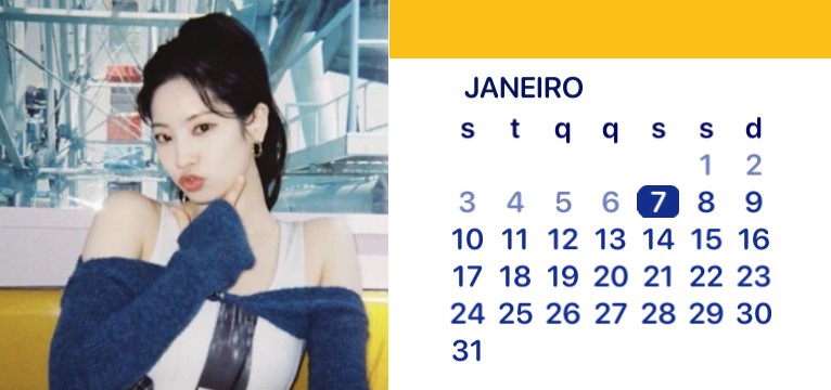 Dahyun calendar - Twice 