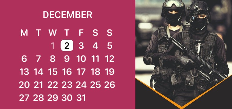 Indian Special Forces Calendar