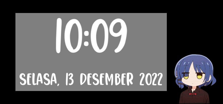 Clock and Date with Yamada Ryou