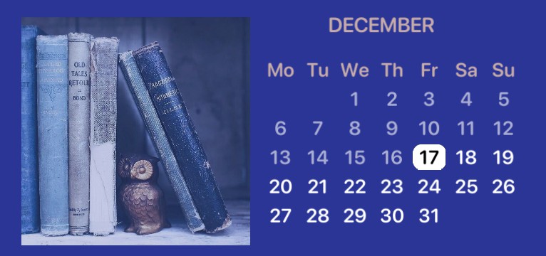 Ravenclaw calender 
