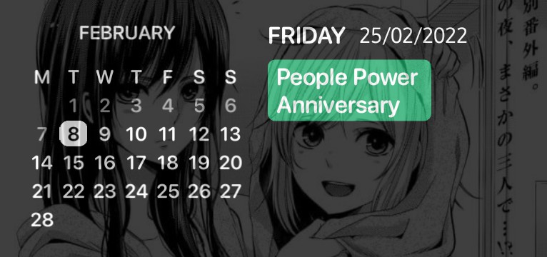 citrus calendar w/agenda