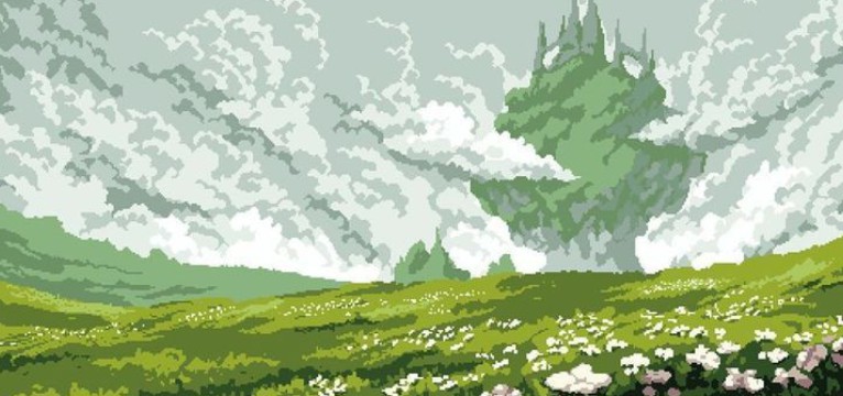 green anime widget