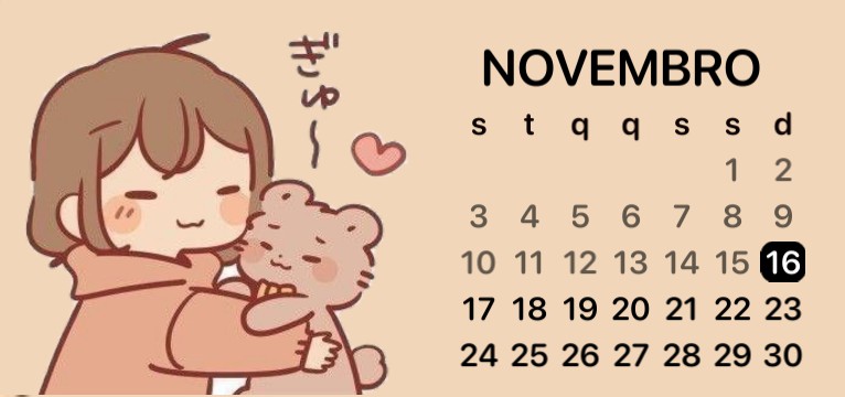 Menina Nude Calendario