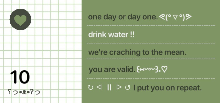 green reminders