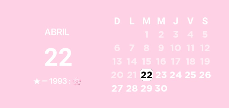 PINK CALENDARRR