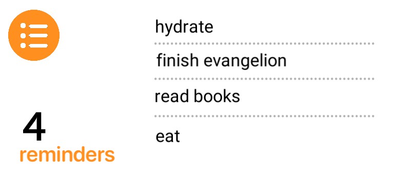 reminders