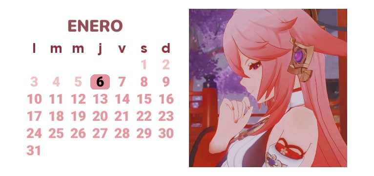 Yae Calendar 