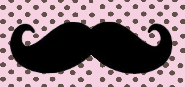 black mustache