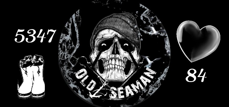 Herzschlag Schritte Old Seaman Skull 