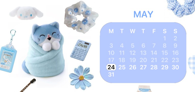 blue calendar