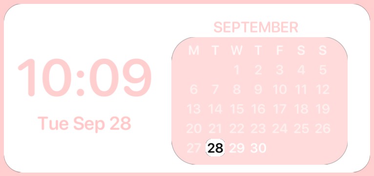 CALENDAR AND CLOCK
