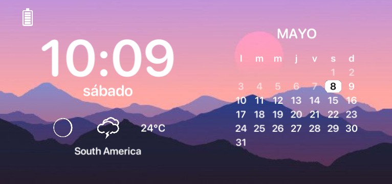 Calendar and hour