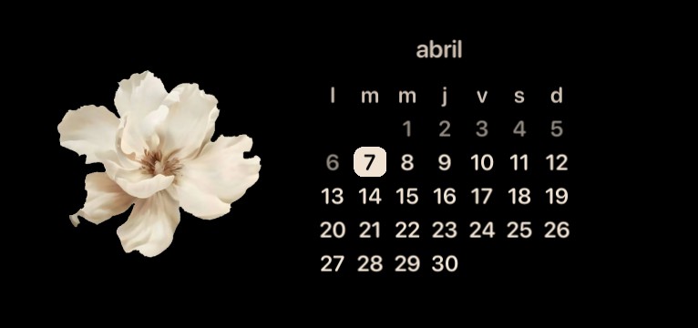 beige calendar