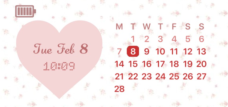 pink calander