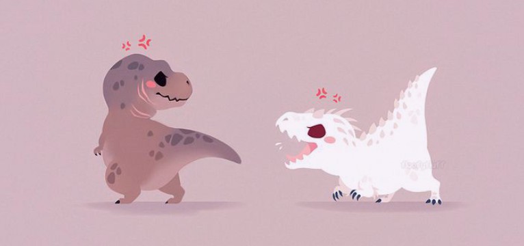 t rex dino love