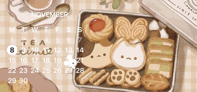 brown calendar