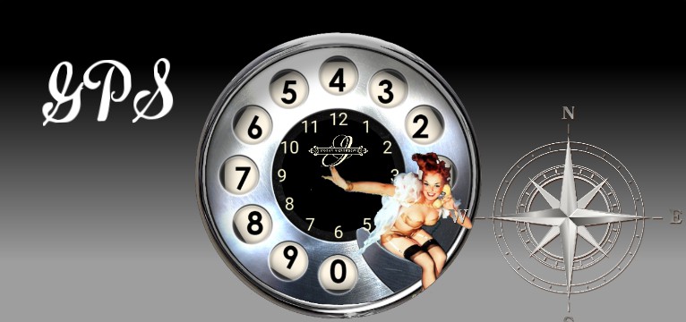 GPS Old Phone Pin Up 