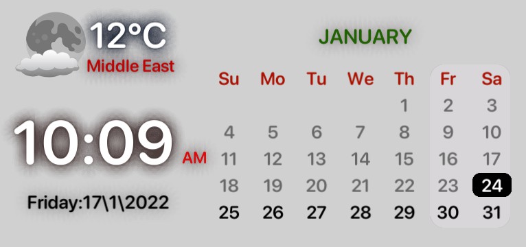 Calendar & Clock Copy