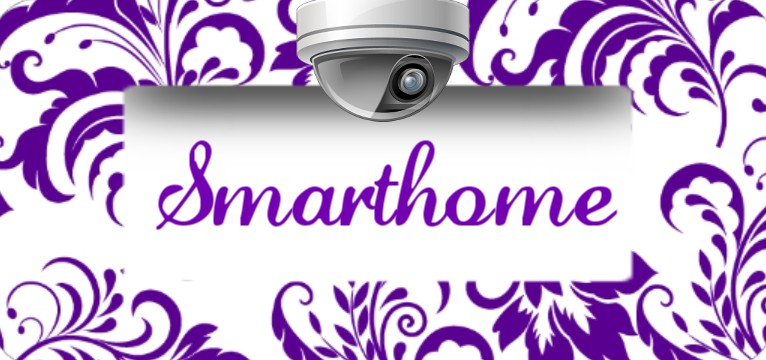 Smarthome lila Muster 