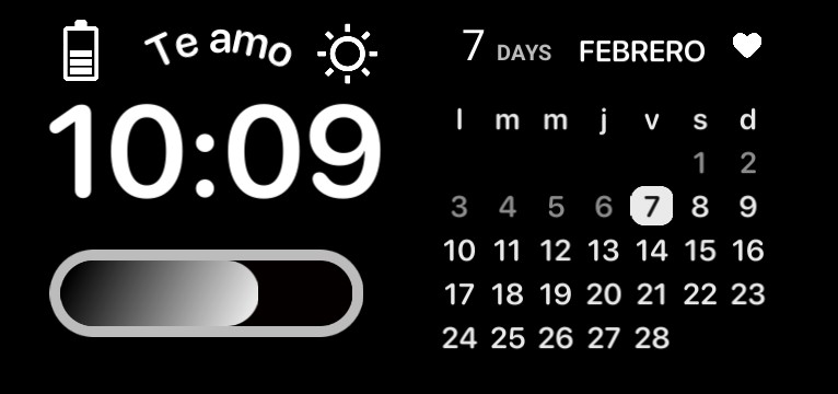 reloj widget