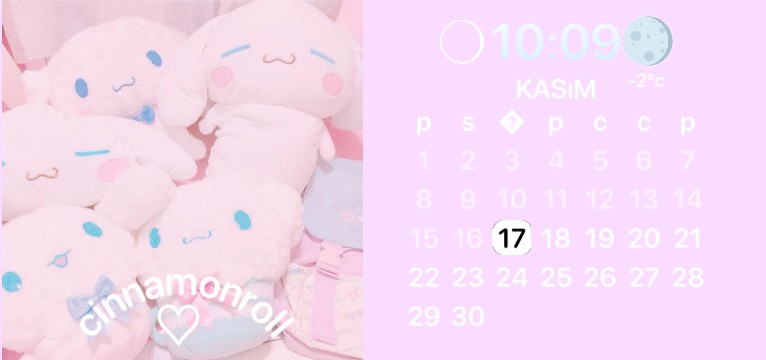 cinnamonroll calendar