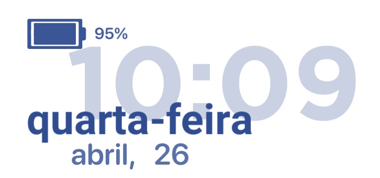 Data Azul Marinho
