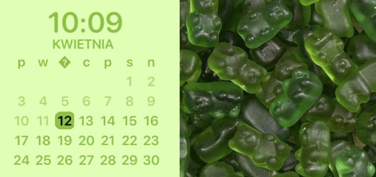 green gummybear calendar Copy