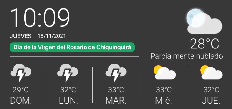 Weather and time