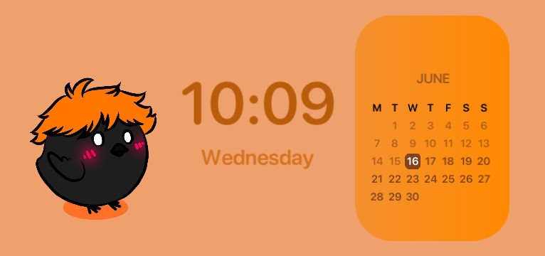 Baby Crow Calendar