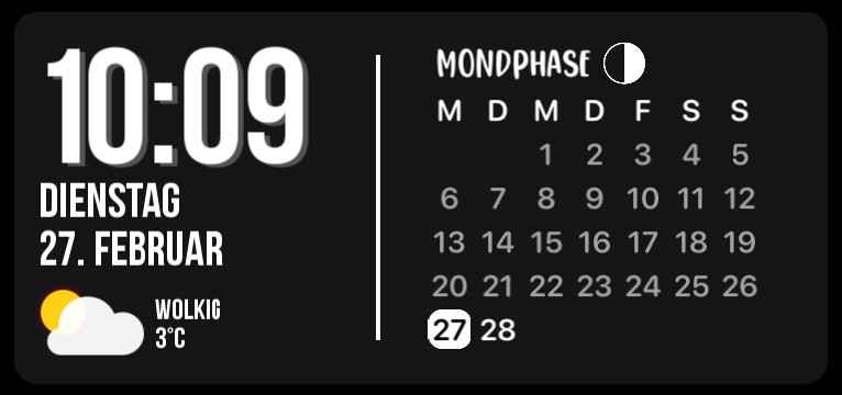 time sind calander