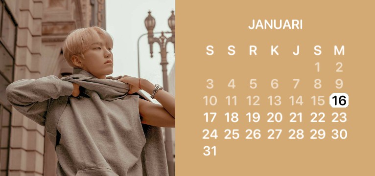Calendar Hoshi Beige