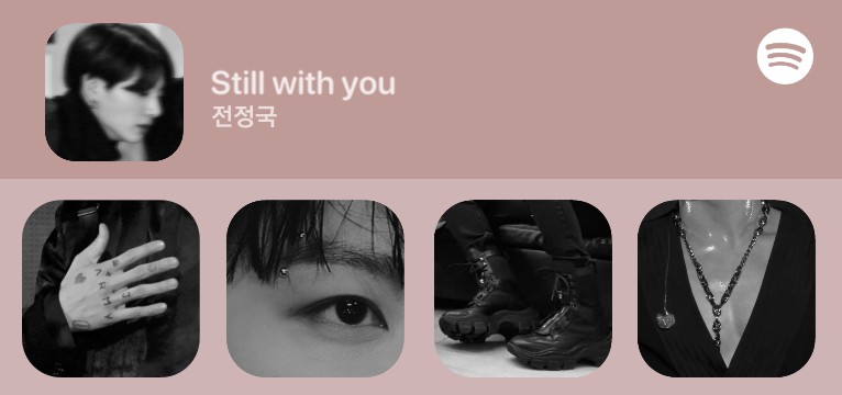Jungkook Spotify widget Copy