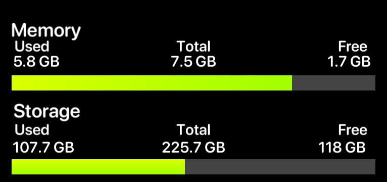 storage and memory 