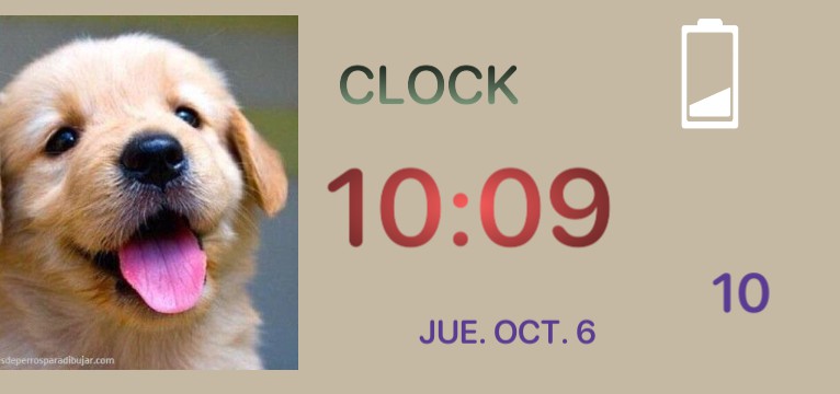 Dog clock