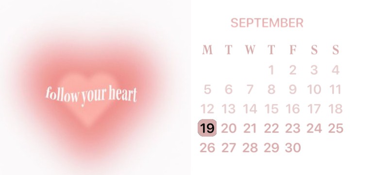 heart calendar