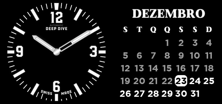 Clock Calendar widget 