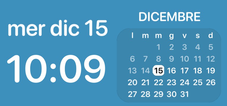 calendar widget