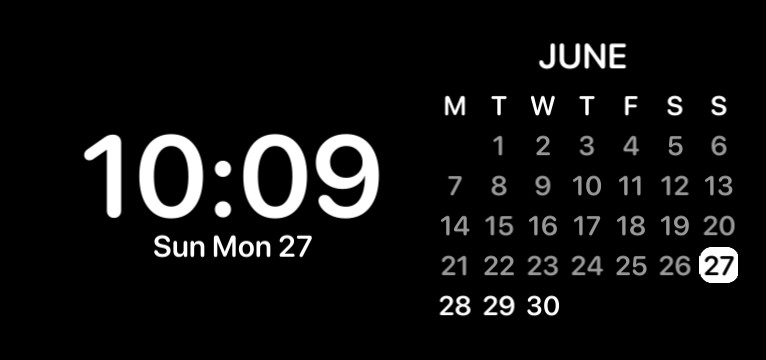 Time widget