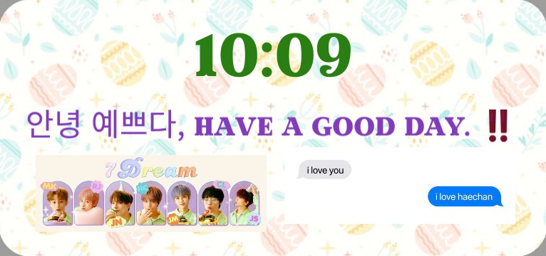 NCT dream widget
