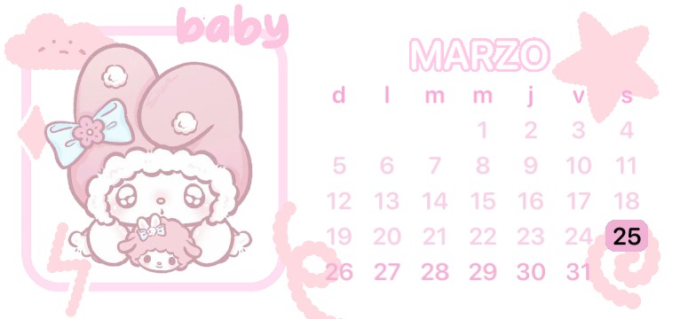 Calendar widget