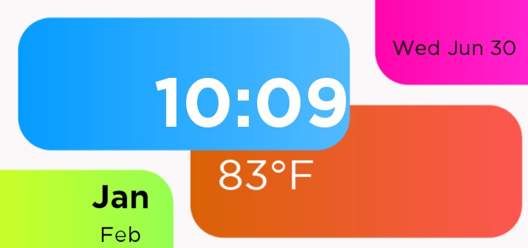 Modern Tabs Widget Light