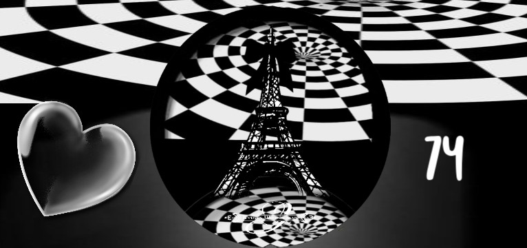 Herz Paris BlackWhite 