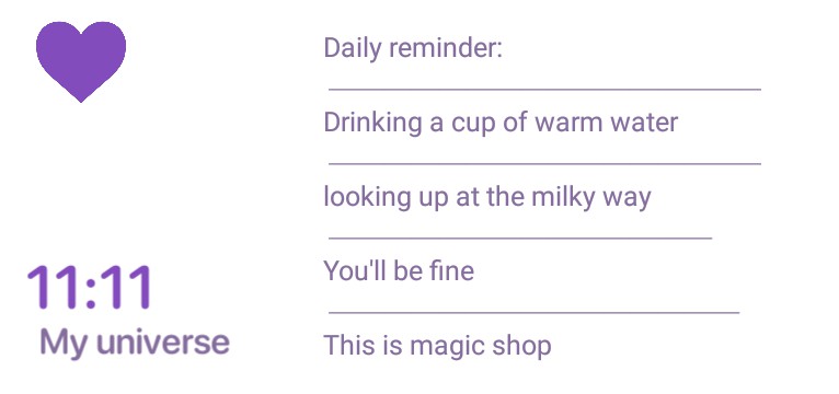 Notes magic Shop 