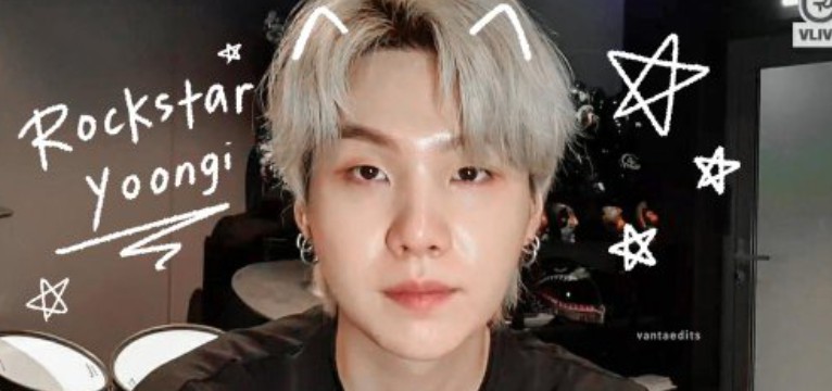 Yoongi Doodle Rockstar