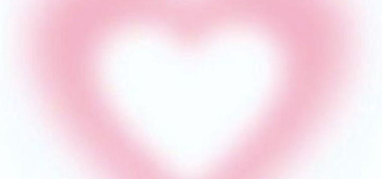pink heart : 