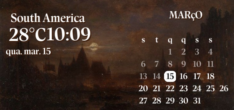 brown calendar